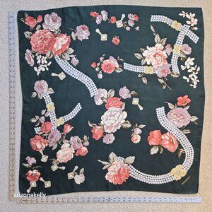 Mikimoto Silk Scarf in Perfect Condition Rare